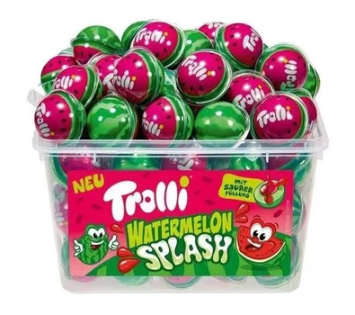 Конфеты Желейные Trolli Watermelon Тролли Арбуз 60 штук 1128 г