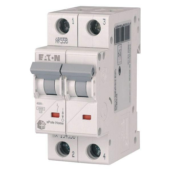 Автоматичний вимикач EATON HL 2р 10А тип С