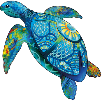 Puzzle drewniane G3 Sea Turtle 28.5 x 28 cm 125 elementów (5425004736208)