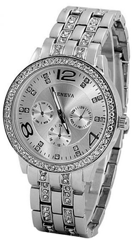 Женские часы Geneva Silver New