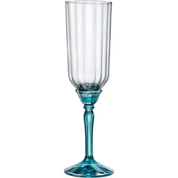 Florian келих для просеко 210мол. lucent blue Bormioli rocco скло прозорий (199421bcg021990)
