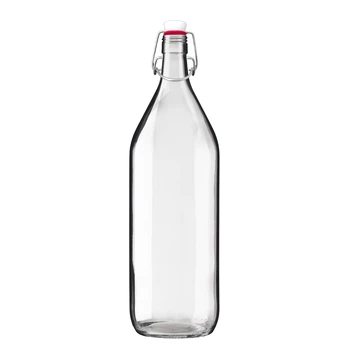 Бутылка для водки с бугельной пробкой 2000 мл. vodka Mazhura скло прозрачный (mz730309)
