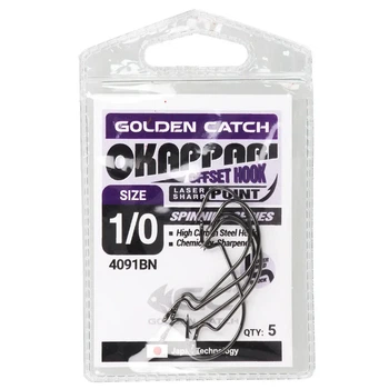 Крючок GC Offset 4091BN №2/0(5шт)NEW (119154) 5547916