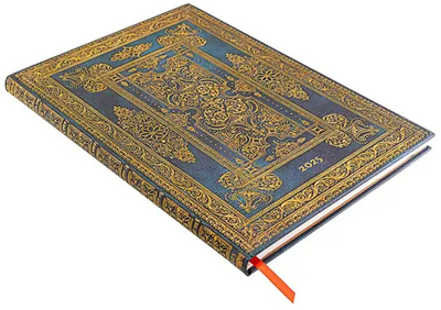 Kalendarz Paperblanks 2025 Blue Luxe Grande tygodniowy vertical (9781408758328)