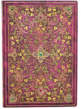 Kalendarz Paperblanks 2025 Diamond Jubilee Midi tygodniowy horyzontal Flexi (9781408758410)