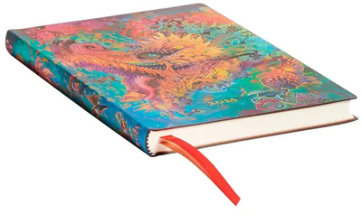 Kalendarz Paperblanks 2025 Humming Dragon Midi tygodniowy horyzontal Flexi (9781408758427)