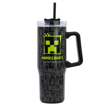 Термокружка с трубочкой 940 мл Stor Minecraft (75643)