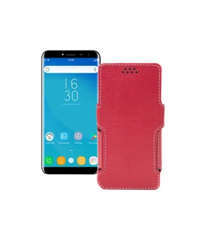Чохол-книжка з екошкіри для телефону Oukitel C8 Червоний