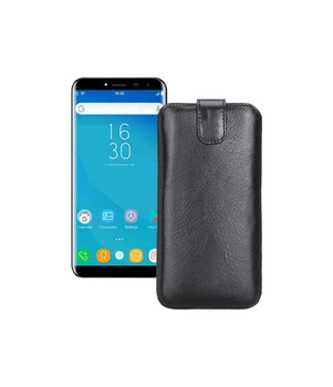 Витяжка зі шкіри для телефону Oukitel C8 Чорний