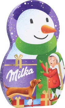 Рождественский адвент-календарь Milka Снеговик 213 г