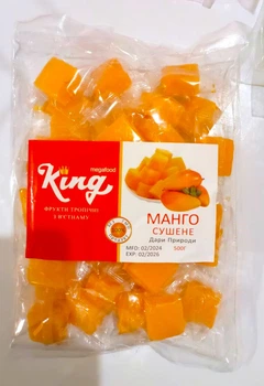 Мармелад фруктовый манго King 500 г