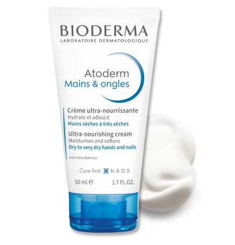 Крем для рук для сухой чувствительной и атопической кожи Bioderma Atoderm Cream Hand & Nails 50 мл