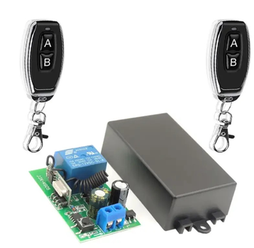 Реле 1-канальне бездротове 220В 433МГц, 2 пульти, Arduino 9442