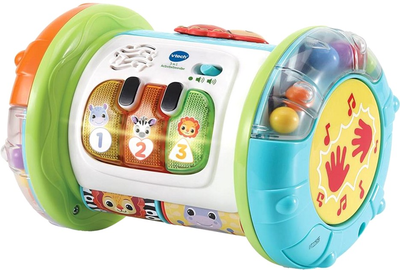 Zabawka interaktywna VTech Baby 3 w 1 Aktywnościowy wałek (3417765626234)