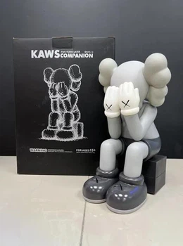 Kaws Companion Passing Through Фігурка (Сіра) 28 см