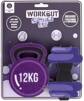 Gąbki Thumbs Up Wash 'n' Workout Sponges 2 szt. (5060820073207)