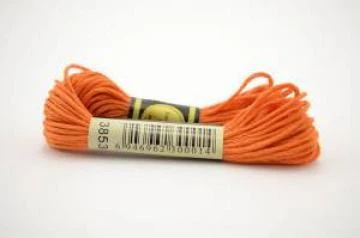 Нитки мулине для вышивки СХС 3853 морковный , 8 м