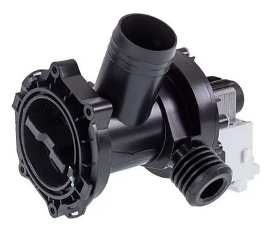 Насос сливной для стиральной машины Ariston 28W контакты слитно сзади C00195117