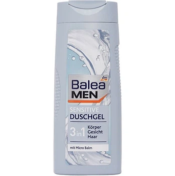 Гель-крем для душу для чутливої шкіри Balea Men 3in1 Sensitive Shower Gel 300мл Німеччина DM-031