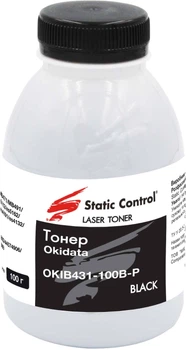 Тонер Static Control Okidata B431 100 г Black (фасованный) (OKIB431-100B-P)