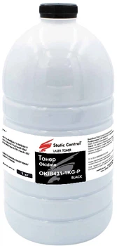Тонер Static Control Okidata B431 1 кг Black (фасованный) (OKIB431-1KG-P)