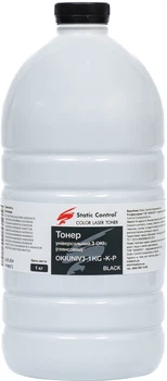 Тонер Static Control 3 Okidata универсальный 1 кг Глянцевый Black (фасованный) (OKIUNIV3-1KG-K-P)