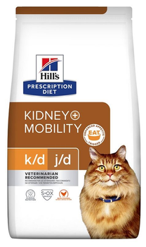  Сухий корм для кішок Hill's Prescription Diet Feline k/d + Mobility з куркою 3 кг (0052742044767)