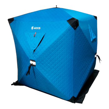 Намет зимовий AXXIS CUBE синій 150х150х165см (ax-1117)