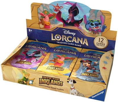 Zestaw kart Ravensburger Disney Lorcana Booster Set Into The Inklands Set 3 24 szt. (4050368983121)