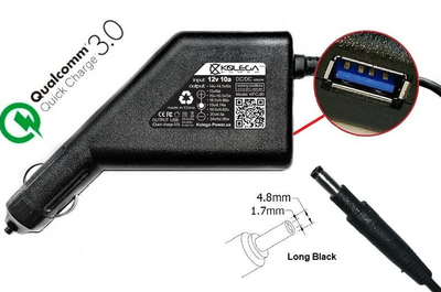 Автомобильный Блок питания Kolega-Power для ноутбука (QC3.0) Asus 19V 2.1A 40W 4.8x1.7 Long (KPC-90-195-4817L)