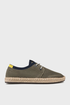 Чоловічі зелені еспадрилі TOURIST LACES UP KNIT Pepe Jeans 44 PMS10300