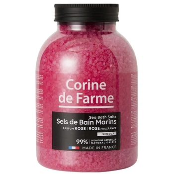 Соль морская Corine De Farme для ванн Роза 1,3 кг