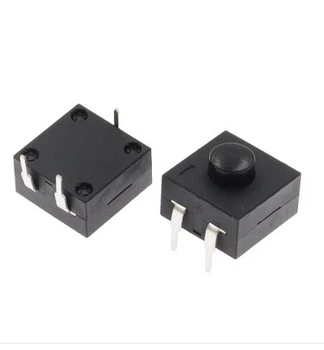 Кнопка для фонарика YT-1212-213ВS ON-ON-OFF 1A 3pin Фиксация Черная (89)