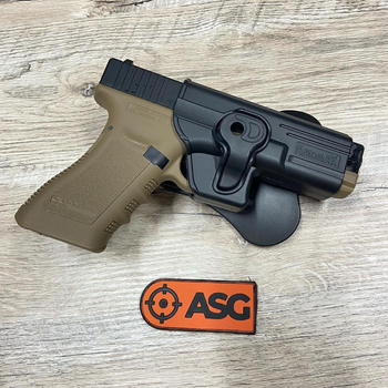 Кобура страйкбольная для G17/G19/G18 - Black [Amomax]