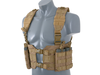 Разгрузка Chest Harness MOLLE на фастексах – COYOTE [8FIELDS]