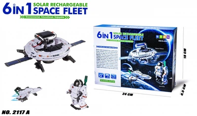 Конструктор - робот на солнечной батарее Космический флот 6 в 1 2117 SOLAR ROBOT 6 В 1 SPACE FLEET