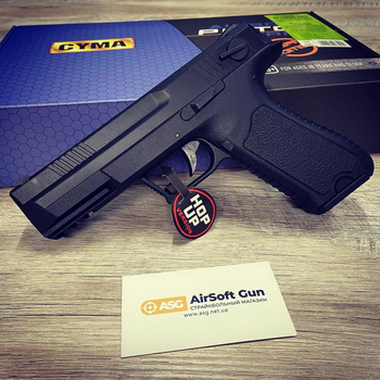 Пістолет Cyma Glock 18 custom AEP CM.127S Mosfet Edition [CYMA] (для страйкболу)