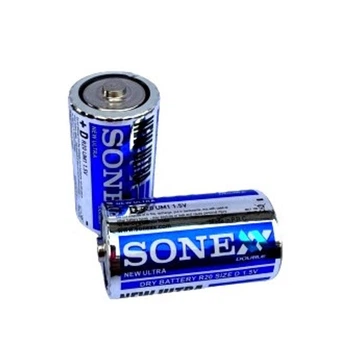 Батарейки Sonex солевая R20 2 шт пара