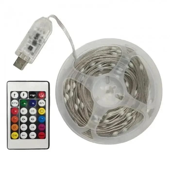 Светодиодная лента гирлянда Led RGB 10м с пультом