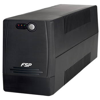 Джерело безперебійного живлення FSP Fortron FP1000 1000ВА/600Вт Line-Int 4xSchuko AVR Black (PPF6000601)