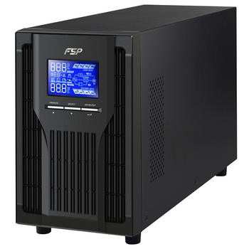 Джерело безперебійного живлення FSP Champ CH-1101TS 1kVA Tower Schuko 1000VA/900W Online 3xSchuko CE Black (PPF8001309)