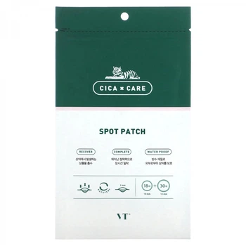 Гідроколоїдній точковий пластир VT COSMETICS Cica Care Spot Patch патчі проти висипань та прищів з центеллою 48 шт
