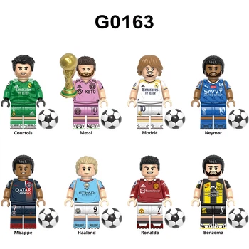 Набор фигурок для конструктора Известные футболисты 8 шт G0163