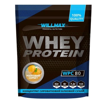 Протеин Willmax Whey Protein 80 (920 г, манговий сорбет)