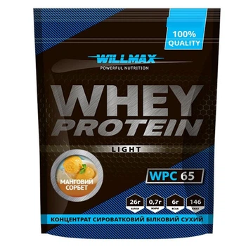 Протеин Willmax Whey Protein 65 (1 кг, манговий сорбет)