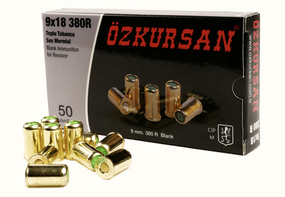 Патрон холостий Ozkursan 9х18 380R (револьверний)