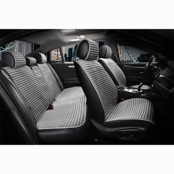 Накидки на сидіння авто Napoli сірі Elegant EL 700 113 передні та задні