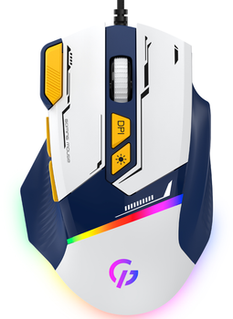Мышь GamePro GM300BL USB Blue-White