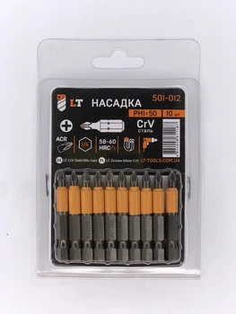 Насадка РН1*50мм, 1/4", CrV "LEVTOOLS" 501-012