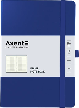 Нотатник Axent Partner Prime 145x210 мм 96 аркушів клітинка синя (8305-38-A)
